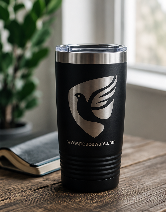 Peace Wars Tumbler - Black